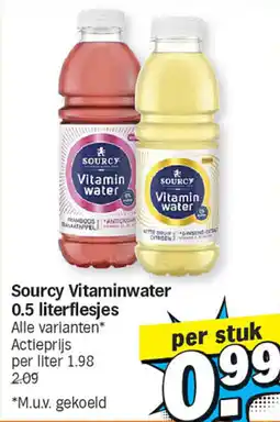 Albert Heijn Sourcy Vitaminwater aanbieding