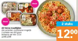 Albert Heijn AH Verse maaltijden aanbieding