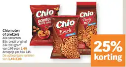 Albert Heijn Chio noten of pretzels aanbieding