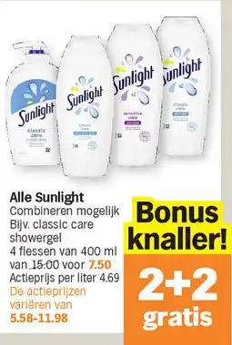 Albert Heijn Alle Sunlight aanbieding