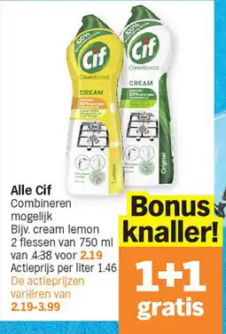 Albert Heijn Alle Cif mogelijk aanbieding