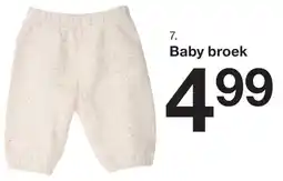 Zeeman Baby broek aanbieding