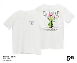 Zeeman Heren T-shirt aanbieding