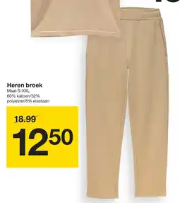 Zeeman Heren broek aanbieding