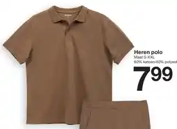 Zeeman Heren polo aanbieding