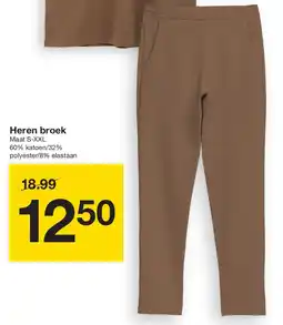 Zeeman Heren broek aanbieding
