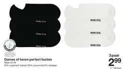 Zeeman Dames of heren perfect footies aanbieding