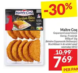 Intermarché Maître Coq Gepaneerd assortiment aanbieding