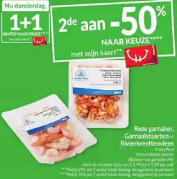 Intermarché Roze garnalen, Garnaalstaarten of Rivierkreeftenvlees aanbieding