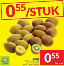 Intermarché Zespri Kiwi Green of Sungold aanbieding