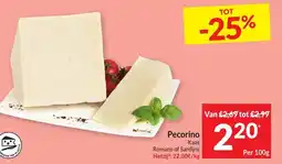 Intermarché Pecorino Kaas Romano of Sardijns aanbieding