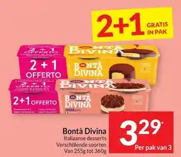 Intermarché Bontà Divina Italiaanse desserts aanbieding