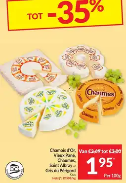Intermarché Chamois d'Or, Vieux Pané, Chaumes Saint Albray of Gris du Périgord aanbieding