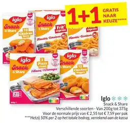 Intermarché iglo Snack & share aanbieding