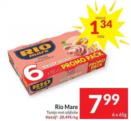 Intermarché Rio Mare Tonijn met olijfolie aanbieding