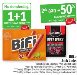 Intermarché Bifi of Jack Links aanbieding