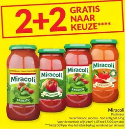 Intermarché Miracoli Pastasaus aanbieding