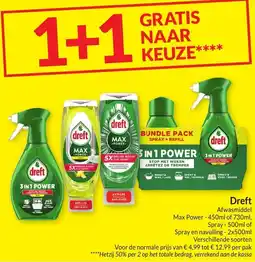 Intermarché Dreft Afwasmiddel aanbieding