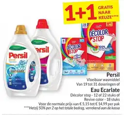 Intermarché Persil of Eau Ecarlate aanbieding