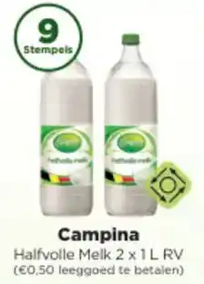 BelBev Campina Halfvolle Melk aanbieding