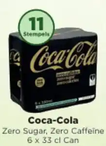 BelBev Coca-Cola Zero Sugar, Zero Caffeine aanbieding