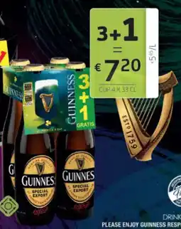 BelBev Guinness Special Export aanbieding