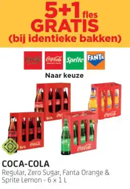 BelBev Coca-Cola Regular, Zero Sugar, Fanta Orange & Sprite Lemon aanbieding