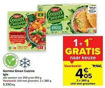 Carrefour Chili met groenten aanbieding