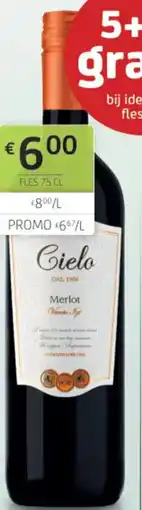 BelBev Cielo Merlot aanbieding