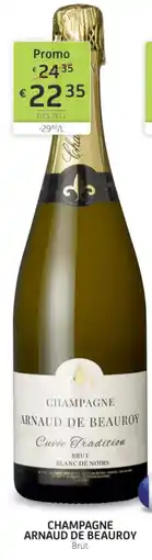 BelBev Champagne arnaud de beauroy brut aanbieding