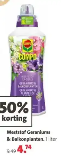 Intratuin Meststof Geraniums & Balkonplanten aanbieding