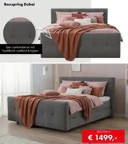 Woonsquare Boxspring Dubai aanbieding