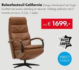 Woonsquare Relaxfauteuil California aanbieding