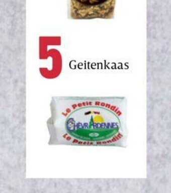 Delhaize Geitenkaas aanbieding