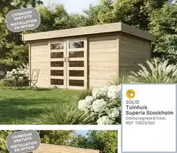 Brico Solid tuinhuis superia stockholm aanbieding