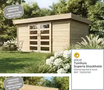 Solid tuinhuis superia stockholm
