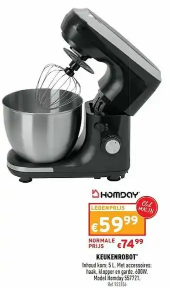 Trafic Keukenrobot homday 557721 aanbieding