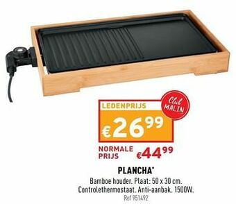 Trafic Plancha aanbieding