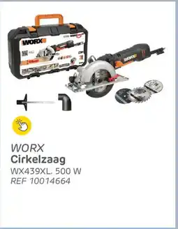 Brico Worx cirkelzaag aanbieding