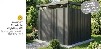 Biohort tuinhuis highline H2