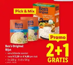 Lidl Rijst aanbieding