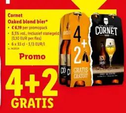 Lidl Oaked blond bier aanbieding