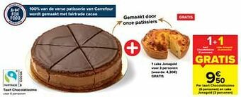 Carrefour Taart chocolatissimo aanbieding