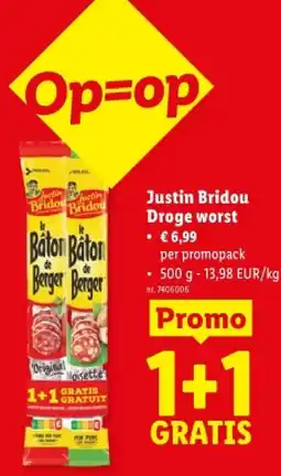 Lidl Droge worst aanbieding