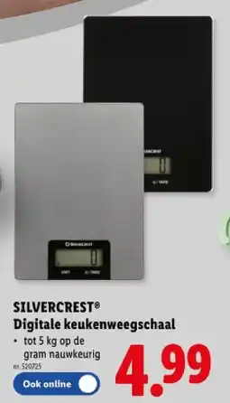 Lidl Digitale keukenweegschaal aanbieding