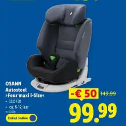 Lidl Autostoel Four maxi i-Size aanbieding