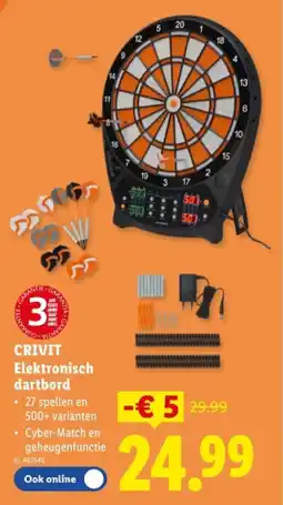 Lidl Elektronisch dartbord aanbieding