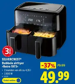 Lidl Dubbele airfryer Retro 1973 aanbieding