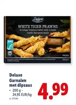 Lidl Garnalen met dipsaus aanbieding