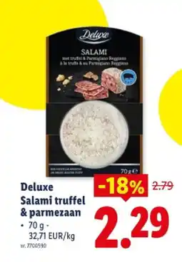 Lidl Salami truffel & parmezaan aanbieding